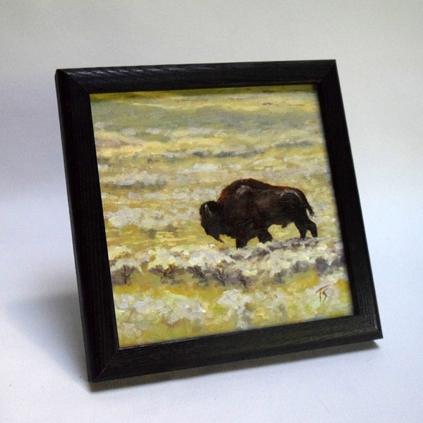 Biggie Boy shown in its frame